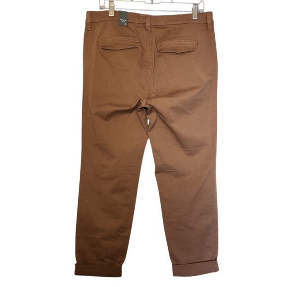 NWT Torrid Brown Chinos Relaxed Fit Flap Pockets Sz 18 - Picture 3 of 5